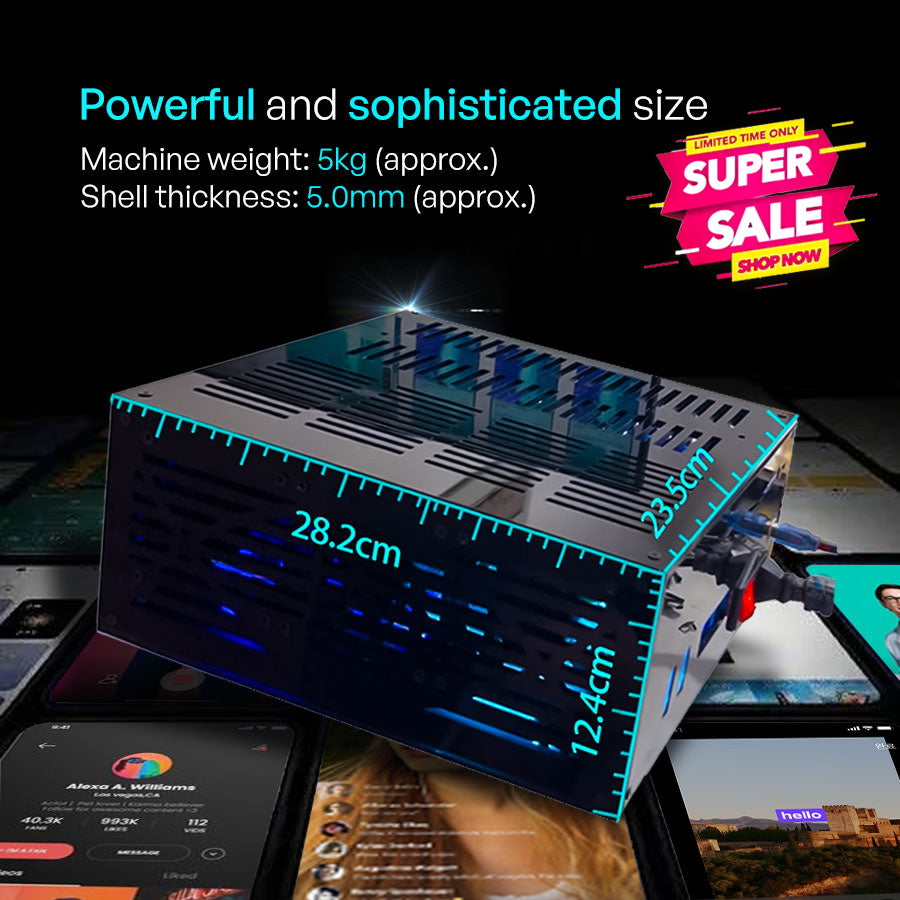 Portable mobile farm 40 phones